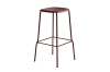 AA464-A402-AA51-01UF_Soft Edge 80 Bar Stool High H75_Base Fall red_Fall red wb lacquer oak seat.jpg