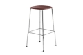 AA466-A402-AA51-01UF_Soft Edge 80 Bar Stool High H75_Fall red wb lacquer oak seat_chromed steel base.jpg