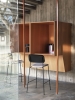 Soft Edge 90 Bar Stool High black wb lacquer back uph Remix 173_Slant soft black.jpg