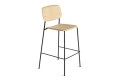 AA381-A171-AA51-01UF_Soft Edge 90 Bar Stool High wb lacquer oak shell_black powder coated steel base.jpg