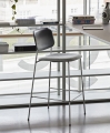 Soft Edge 95 Bar Stool black back seat uph Hallingdal 116 chrome base.jpg