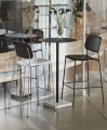 Terrazzo Table anthracite top grey base_Soft Edge 95 Bar Stool black back seat uph Hallingdal 116 chrome base.jpg