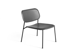 HAY fotel SOFT EDGE 100 czarny / miękka czerń