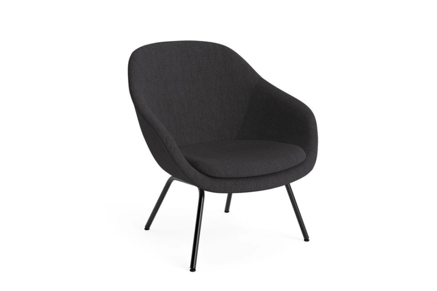 AAL 87 w. Seat Cushion Dot 1682 03 Antracite_black powder coated steel base.jpg