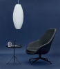 Nelson Cigar Bubble Pendant L_Table Clock white_DLM black_AAL 91 uph Sense black w cushion Sense black black base.jpg