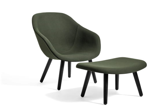 AAL 82 Steelcut 975 black wb lacquer oak base_AAL 03 Ottoman Steelcut 975 black wb lacquer oak base.jpg