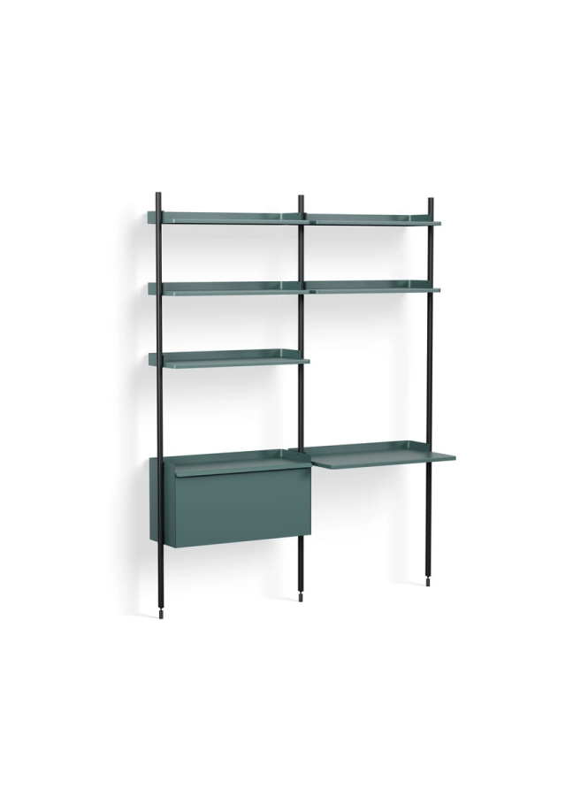 AB850-B520-AI80_Pier System 12 PS blue powder coated steel black anodised profiles.jpg