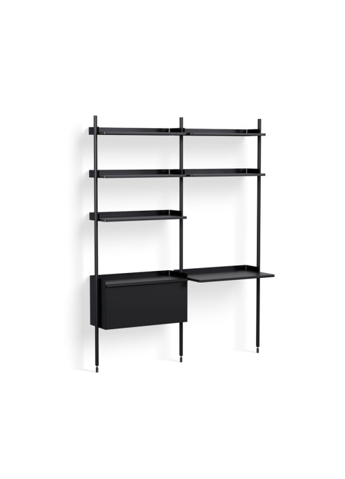 AB850-B666-AI80_Pier System 12 PS black powder coated steel black anodised profiles.jpg