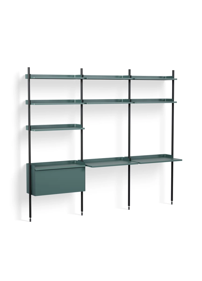 AB851-B520-AI80_Pier System 13 PS blue powder coated steel black anodised profiles.jpg