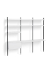 AB851-B665-AI80_Pier System 13 PS white powder coated steel black anodised profiles.jpg