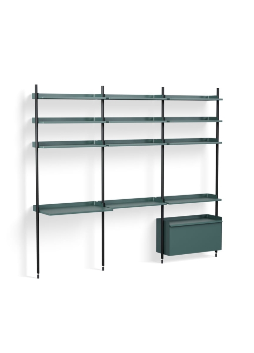 Pier System 23 PS blue powder coated steel black anodised profiles.jpg