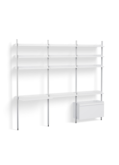 AB843-B665-AI80_Pier System 123 PS white powder coated steel clear anodised alu profiles.jpg