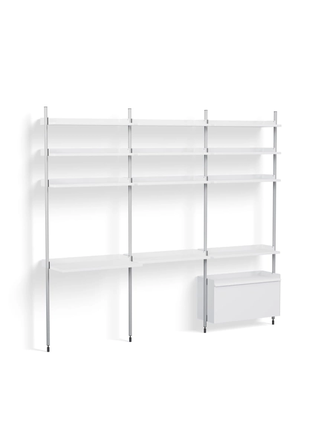 AB843-B665-AI80_Pier System 123 PS white powder coated steel clear anodised alu profiles.jpg