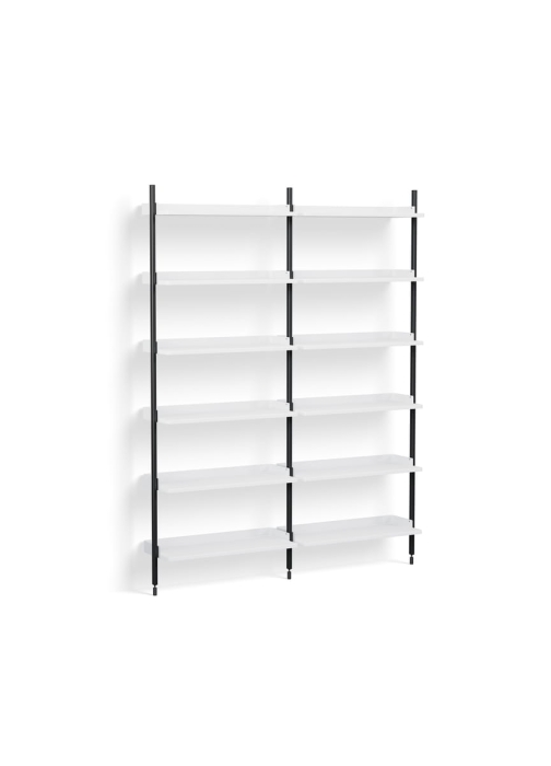 AB834-B665-AI80_Pier System 102 PS white powder coated steel black anodised profiles.jpg