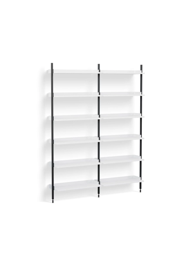 AB834-B665-AI80_Pier System 102 PS white powder coated steel black anodised profiles.jpg