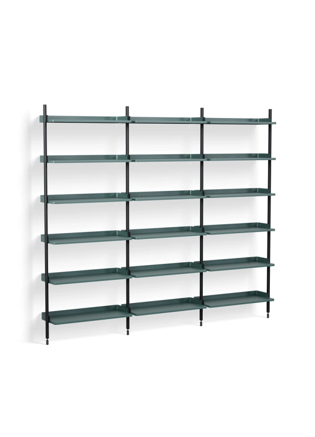 AB835-B520-AI80_Pier System 103 PS blue powder coated steel black anodised profiles.jpg
