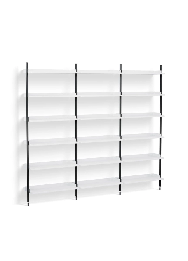 AB835-B665-AI80_Pier System 103 PS white powder coated steel black anodised profiles.jpg