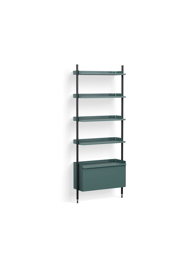 AB841-B520-AI80_Pier System 121 PS blue powder coated steel black anodised profiles.jpg