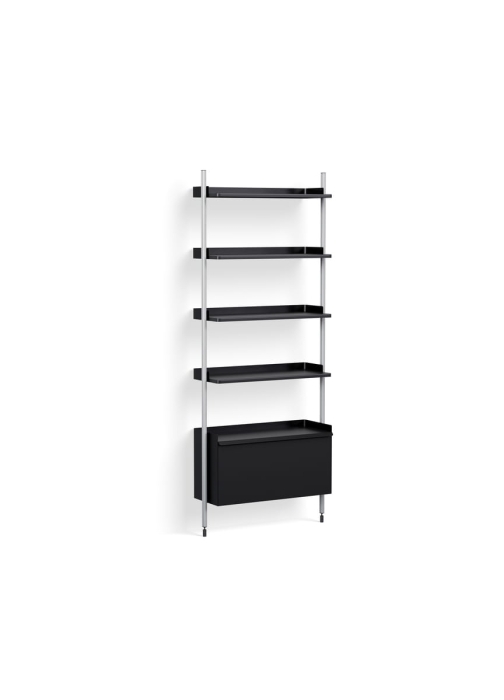 AB841-B666-AI79_Pier System 121 PS black powder coated steel clear anodised alu profiles.jpg