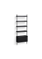 AB841-B666-AI80_Pier System 121 PS vlack powder coated steel black anodised profiles.jpg