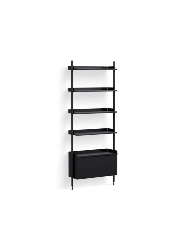 AB841-B666-AI80_Pier System 121 PS vlack powder coated steel black anodised profiles.jpg