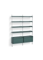 AB842-B520-AI79_Pier System 122 PS blue powder coated steel clear anodised alu profiles.jpg