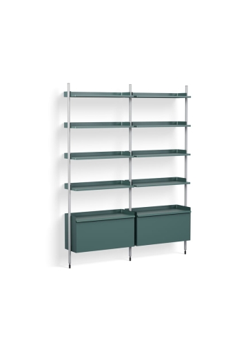 AB842-B520-AI79_Pier System 122 PS blue powder coated steel clear anodised alu profiles.jpg