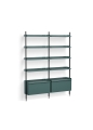 AB842-B520-AI80_Pier System 122 PS blue powder coated steel black anodised profiles.jpg