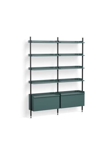 AB842-B520-AI80_Pier System 122 PS blue powder coated steel black anodised profiles.jpg