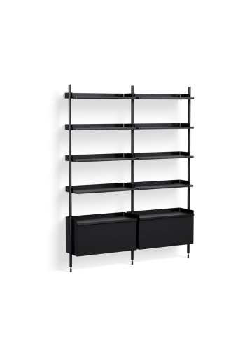 AB842-B666-AI80_Pier System 122 PS black powder coated steel black anodised profiles.jpg