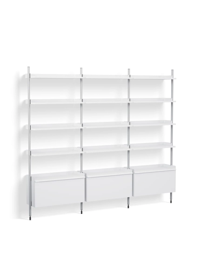 AB843-B665-AI79_Pier System 123 PS white powder coated steel clear anodised alu profiles.jpg