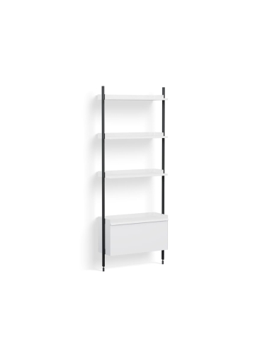 AB845-B665-AI80_Pier System 131 PS white powder coated steel black anodised profiles.jpg