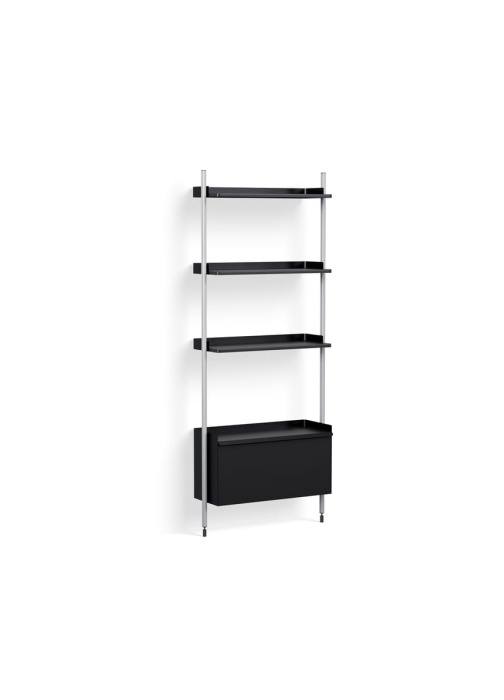 AB845-B666-AI79_Pier System 131 PS black powder coated steel clear anodised alu profiles.jpg