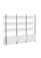 AB847-B665-AI80_Pier System 133 PS white powder coated steel black anodised profiles.jpg