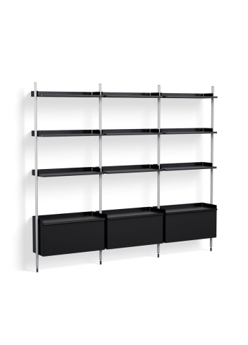 AB847-B666-AI79_Pier System 133 PS black powder coated steel clear anodised alu profiles.jpg