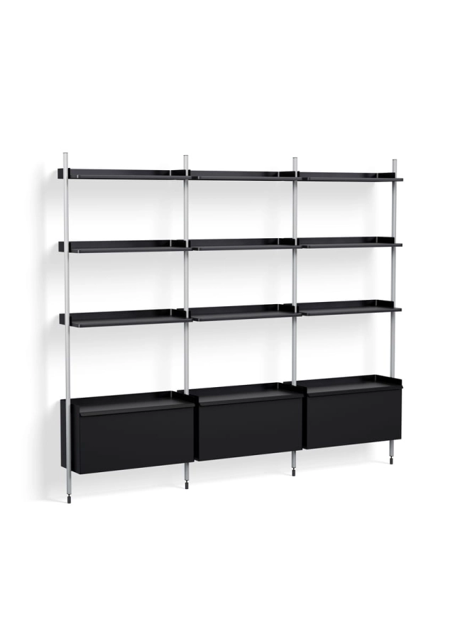 AB847-B666-AI79_Pier System 133 PS black powder coated steel clear anodised alu profiles.jpg
