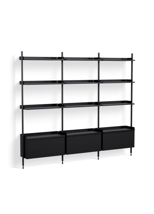 AB847-B666-AI80_Pier System 133 PS black powder coated steel black anodised profiles.jpg