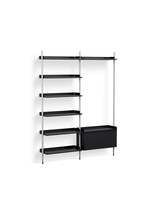 AB861-B666-AI79_Pier System 152 PS black powder coated steel clear anodised alu profiles.jpg
