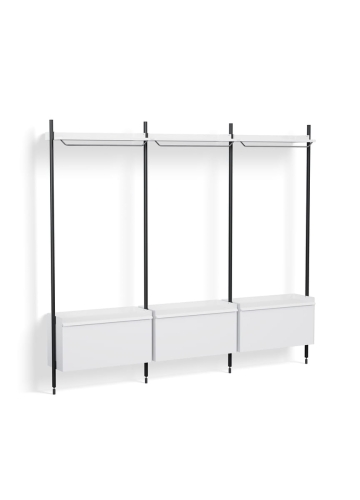 AB855-B665-AI80_Pier System 1003 PS white powder coated steel black anodised profiles.jpg