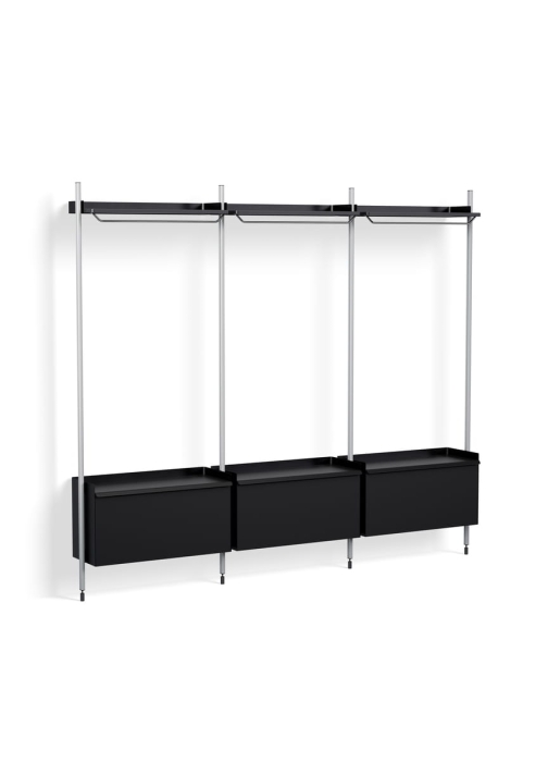 AB855-B666-AI79_Pier System 1003 PS black powder coated steel clear anodised alu profiles.jpg