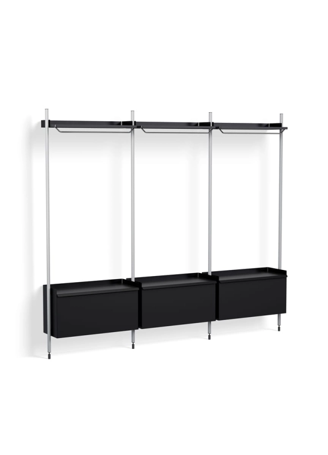 AB855-B666-AI79_Pier System 1003 PS black powder coated steel clear anodised alu profiles.jpg
