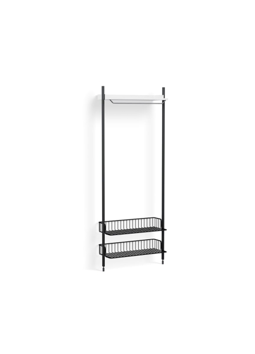 AB864-B665-AI80-02DP_Pier System 1011 PS white powder coated steel black anodised profiles anthracite wire shelf.jpg