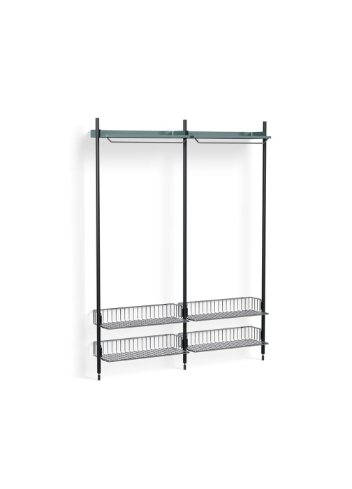 AB865-B520-AI80-02DQ_Pier System 1012 PS blue powder coated steel black anodised profiles chromed wire shelf.jpg