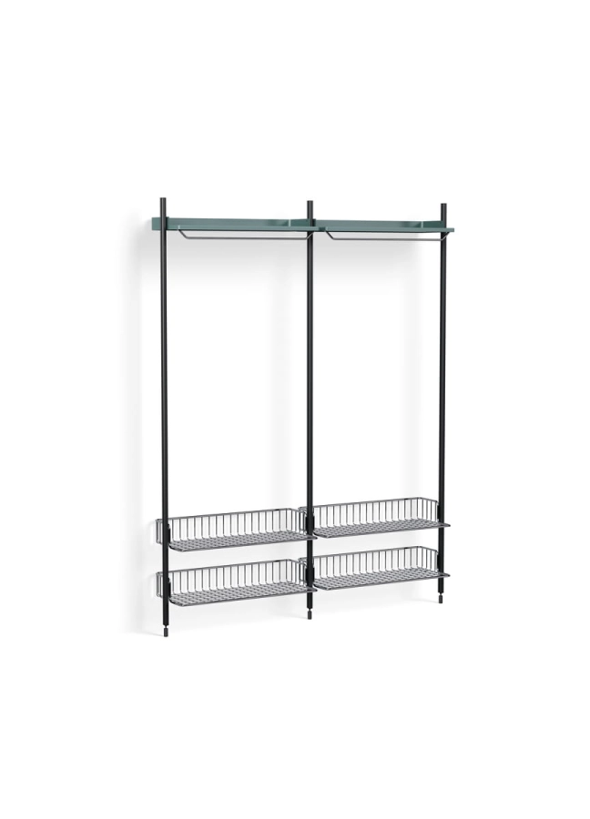 AB865-B520-AI80-02DQ_Pier System 1012 PS blue powder coated steel black anodised profiles chromed wire shelf.jpg