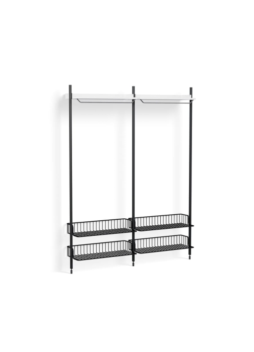 AB865-B665-AI80-02DP_Pier System 1012 PS white powder coated steel black anodised profiles anthracite wire shelf.jpg