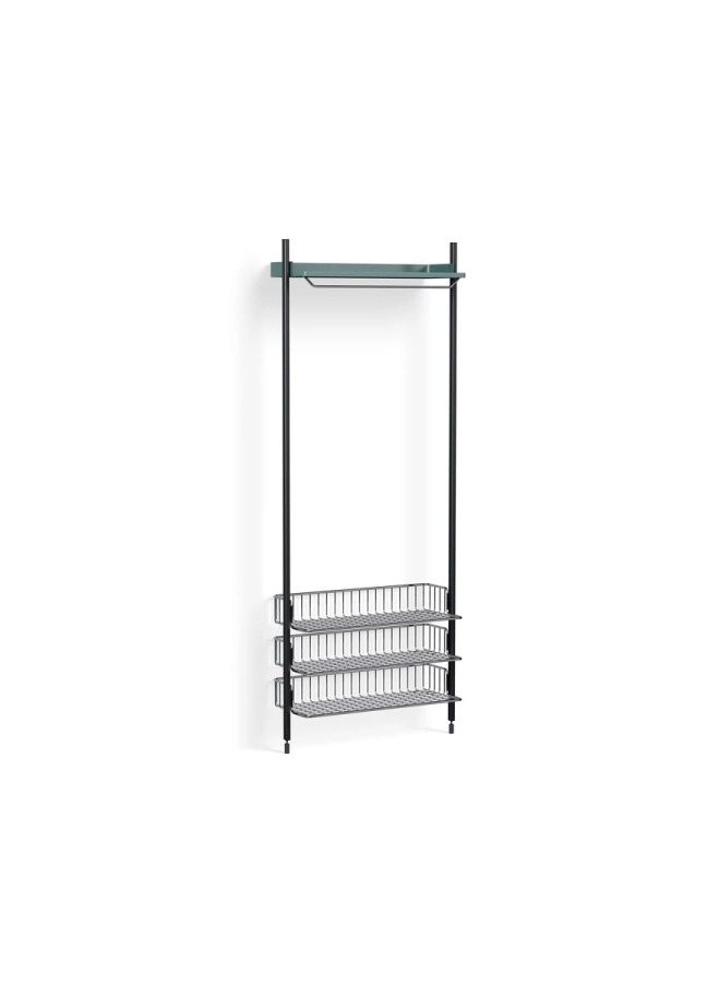 AB867-B520-AI80-02DQ_Pier System 1021 PS blue powder coated steel black anodised profiles chromed wire shelf.jpg