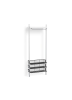 AB867-B665-AI79-02DP_Pier System 1021 PS white powder coated steel Clear anodised alu profiles anthracite wire shelf.jpg