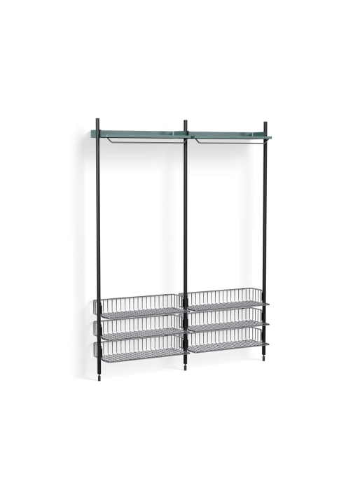 AB868-B520-AI80-02DQ_ Pier System 1022 PS blue powder coated steel black anodised profiles chromed wire shelf.jpg