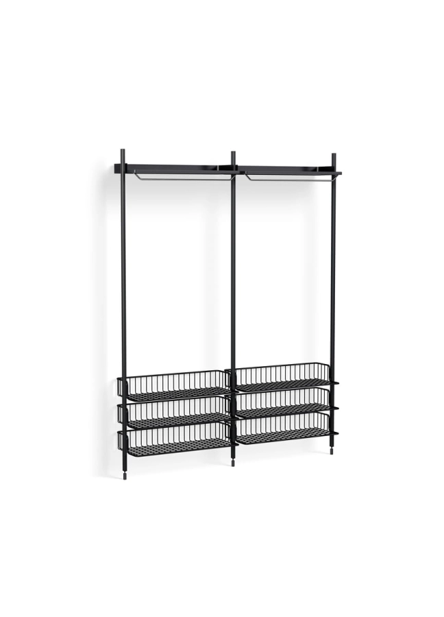 AB868-B666-AI80-02DP_Pier System 1022 PS black powder coated steel black anodised profiles nthracite wire shelf.jpg