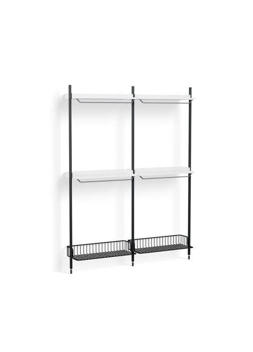 AB871-B665-AI80-02DP_Pier System 1032 PS white powder coated steel black anodised profiles anthracite wire shelf.jpg